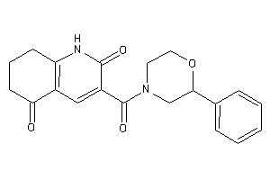 3-(2-phenylmorpholine-4-carbonyl)-1,6,7,8-tetrahydroquinoline-2,5-quinone