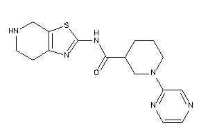 Image of 1-pyrazin-2-yl-N-(4,5,6,7-tetrahydrothiazolo[5,4-c]pyridin-2-yl)nipecotamide