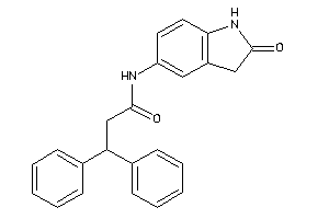 N-(2-ketoindolin-5-yl)-3,3-diphenyl-propionamide