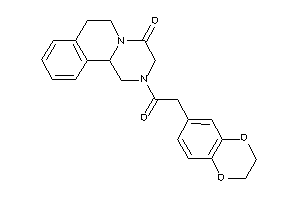 Image of 2-[2-(2,3-dihydro-1,4-benzodioxin-6-yl)acetyl]-3,6,7,11b-tetrahydro-1H-pyrazino[2,1-a]isoquinolin-4-one