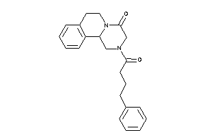 2-(4-phenylbutanoyl)-3,6,7,11b-tetrahydro-1H-pyrazino[2,1-a]isoquinolin-4-one