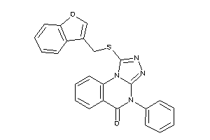 1-(benzofuran-3-ylmethylthio)-4-phenyl-[1,2,4]triazolo[4,3-a]quinazolin-5-one
