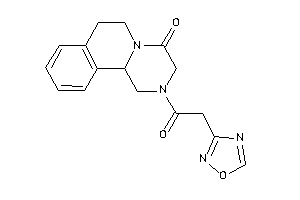 2-[2-(1,2,4-oxadiazol-3-yl)acetyl]-3,6,7,11b-tetrahydro-1H-pyrazino[2,1-a]isoquinolin-4-one