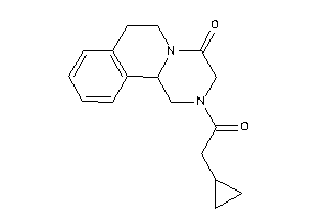 Image of 2-(2-cyclopropylacetyl)-3,6,7,11b-tetrahydro-1H-pyrazino[2,1-a]isoquinolin-4-one