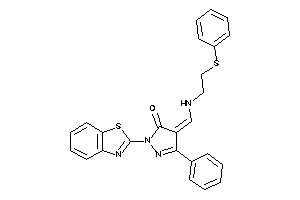 2-(1,3-benzothiazol-2-yl)-5-phenyl-4-[[2-(phenylthio)ethylamino]methylene]-2-pyrazolin-3-one
