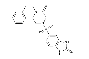 Image of 2-[(2-keto-1,3-dihydrobenzimidazol-5-yl)sulfonyl]-3,6,7,11b-tetrahydro-1H-pyrazino[2,1-a]isoquinolin-4-one