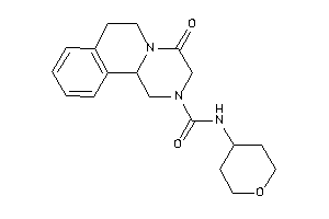 Image of 4-keto-N-tetrahydropyran-4-yl-3,6,7,11b-tetrahydro-1H-pyrazino[2,1-a]isoquinoline-2-carboxamide