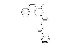 Image of 1-(4-keto-3,6,7,11b-tetrahydro-1H-pyrazino[2,1-a]isoquinolin-2-yl)-4-(3-pyridyl)butane-1,4-dione