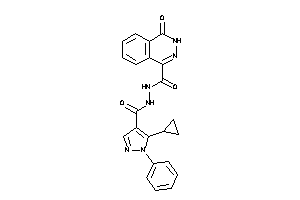 N'-(5-cyclopropyl-1-phenyl-pyrazole-4-carbonyl)-4-keto-3H-phthalazine-1-carbohydrazide
