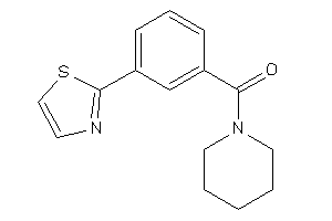 Piperidino-(3-thiazol-2-ylphenyl)methanone