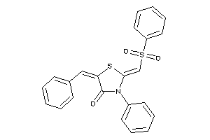 5-benzal-2-(besylmethylene)-3-phenyl-thiazolidin-4-one