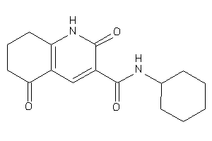 N-cyclohexyl-2,5-diketo-1,6,7,8-tetrahydroquinoline-3-carboxamide