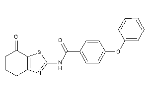 N-(7-keto-5,6-dihydro-4H-1,3-benzothiazol-2-yl)-4-phenoxy-benzamide