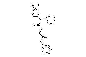 Image of 2-phenylacetic Acid [2-(N-(1,1-diketo-2,3-dihydrothiophen-3-yl)anilino)-2-keto-ethyl] Ester