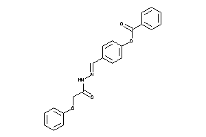 Image of Benzoic Acid [4-[[(2-phenoxyacetyl)hydrazono]methyl]phenyl] Ester