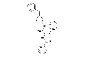 Image of N-[1-benzyl-2-[(1-benzylpyrrolidin-3-yl)amino]-2-keto-ethyl]benzamide