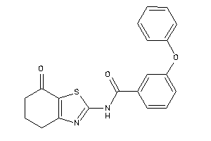 N-(7-keto-5,6-dihydro-4H-1,3-benzothiazol-2-yl)-3-phenoxy-benzamide