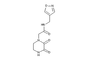 2-(2,3-diketopiperazino)-N-(isoxazol-4-ylmethyl)acetamide