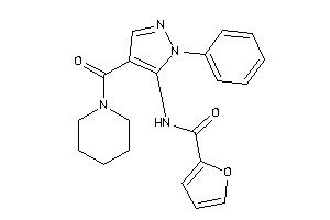 Image of N-[2-phenyl-4-(piperidine-1-carbonyl)pyrazol-3-yl]-2-furamide