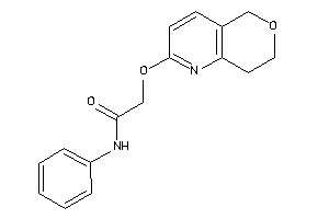 Image of 2-(7,8-dihydro-5H-pyrano[4,3-b]pyridin-2-yloxy)-N-phenyl-acetamide