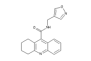 Image of N-(isoxazol-4-ylmethyl)-1,2,3,4-tetrahydroacridine-9-carboxamide