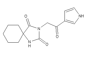3-[2-keto-2-(1H-pyrrol-3-yl)ethyl]-1,3-diazaspiro[4.5]decane-2,4-quinone