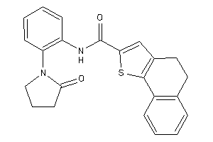 N-[2-(2-ketopyrrolidino)phenyl]-4,5-dihydrobenzo[g]benzothiophene-2-carboxamide