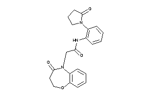 2-(4-keto-2,3-dihydro-1,5-benzoxazepin-5-yl)-N-[2-(2-ketopyrrolidino)phenyl]acetamide