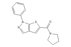 Image of (1-phenylthieno[2,3-c]pyrazol-5-yl)-pyrrolidino-methanone