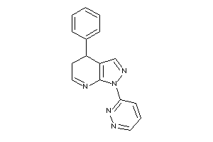 Image of 4-phenyl-1-pyridazin-3-yl-4,5-dihydropyrazolo[3,4-b]pyridine