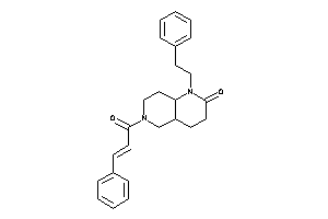Image of 6-cinnamoyl-1-phenethyl-4,4a,5,7,8,8a-hexahydro-3H-1,6-naphthyridin-2-one