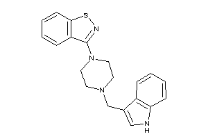 3-[4-(1H-indol-3-ylmethyl)piperazino]-1,2-benzothiazole