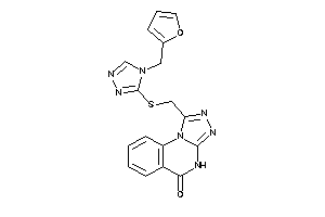 1-[[[4-(2-furfuryl)-1,2,4-triazol-3-yl]thio]methyl]-4H-[1,2,4]triazolo[4,3-a]quinazolin-5-one