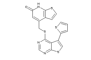 4-[[[5-(2-thienyl)thieno[2,3-d]pyrimidin-4-yl]thio]methyl]-7H-thieno[2,3-b]pyridin-6-one