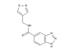 N-(isoxazol-4-ylmethyl)-1H-benzotriazole-5-carboxamide