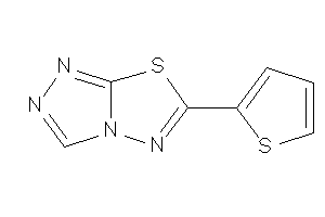 6-(2-thienyl)-[1,2,4]triazolo[3,4-b][1,3,4]thiadiazole