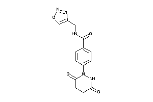 4-(3,6-diketohexahydropyridazin-1-yl)-N-(isoxazol-4-ylmethyl)benzamide
