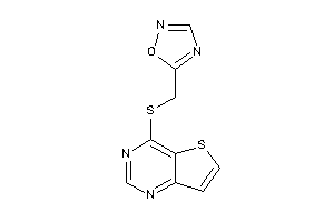 5-[(thieno[3,2-d]pyrimidin-4-ylthio)methyl]-1,2,4-oxadiazole