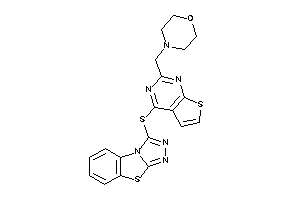 4-[[4-([1,2,4]triazolo[3,4-b][1,3]benzothiazol-1-ylthio)thieno[2,3-d]pyrimidin-2-yl]methyl]morpholine