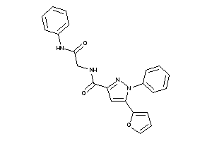 Image of N-(2-anilino-2-keto-ethyl)-5-(2-furyl)-1-phenyl-pyrazole-3-carboxamide