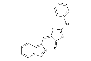 Image of 2-anilino-5-(imidazo[1,5-a]pyridin-1-ylmethylene)-2-thiazolin-4-one
