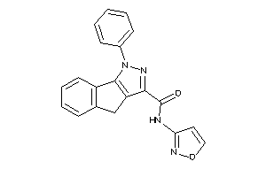 Image of N-isoxazol-3-yl-1-phenyl-4H-indeno[1,2-c]pyrazole-3-carboxamide