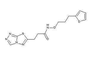 N-[3-(2-furyl)propoxy]-3-([1,2,4]triazolo[3,4-b][1,3,4]thiadiazol-6-yl)propionamide