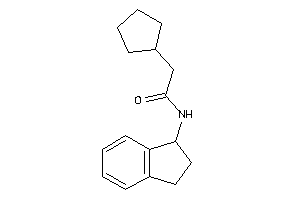 2-cyclopentyl-N-indan-1-yl-acetamide