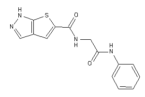 N-(2-anilino-2-keto-ethyl)-1H-thieno[2,3-c]pyrazole-5-carboxamide