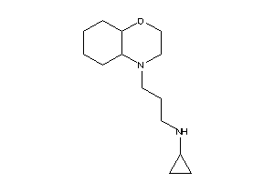 3-(2,3,4a,5,6,7,8,8a-octahydrobenzo[b][1,4]oxazin-4-yl)propyl-cyclopropyl-amine