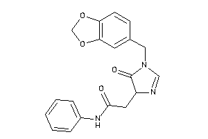 Image of 2-(5-keto-1-piperonyl-2-imidazolin-4-yl)-N-phenyl-acetamide