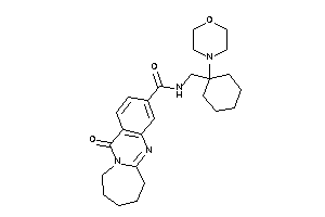Image of 12-keto-N-[(1-morpholinocyclohexyl)methyl]-7,8,9,10-tetrahydro-6H-azepino[2,1-b]quinazoline-3-carboxamide