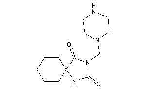 Image of 3-(piperazinomethyl)-1,3-diazaspiro[4.5]decane-2,4-quinone