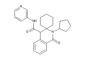 Image of 2-cyclopentyl-1-keto-N-(3-pyridyl)spiro[4H-isoquinoline-3,1'-cyclohexane]-4-carboxamide